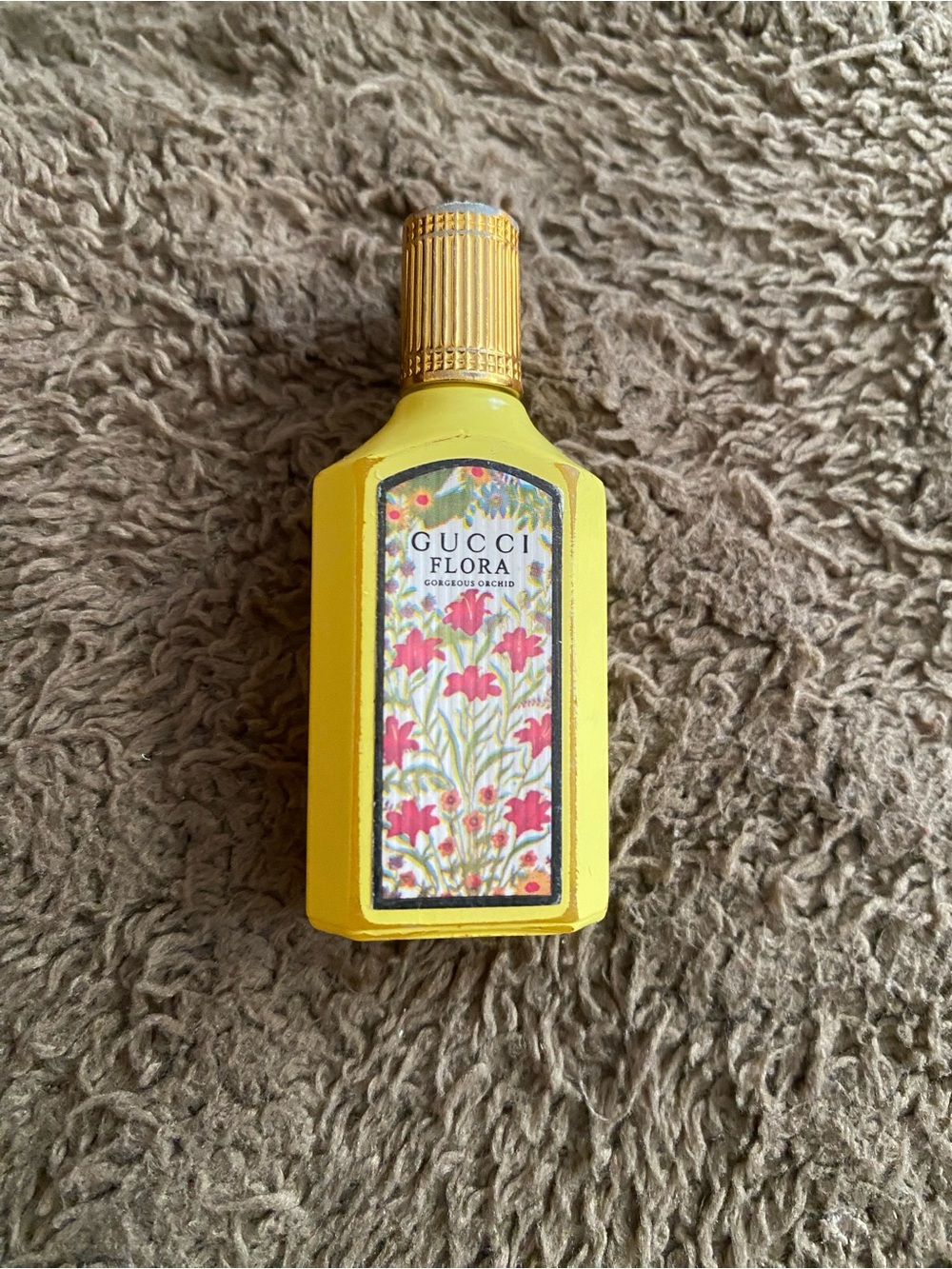 Gucci Flora Gorgeous Gardenia Perfume Bottle - Yellow mini!